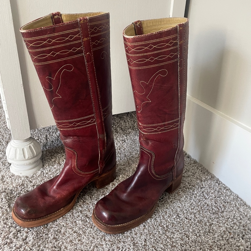 Vintage Frye Campus Boots #8175